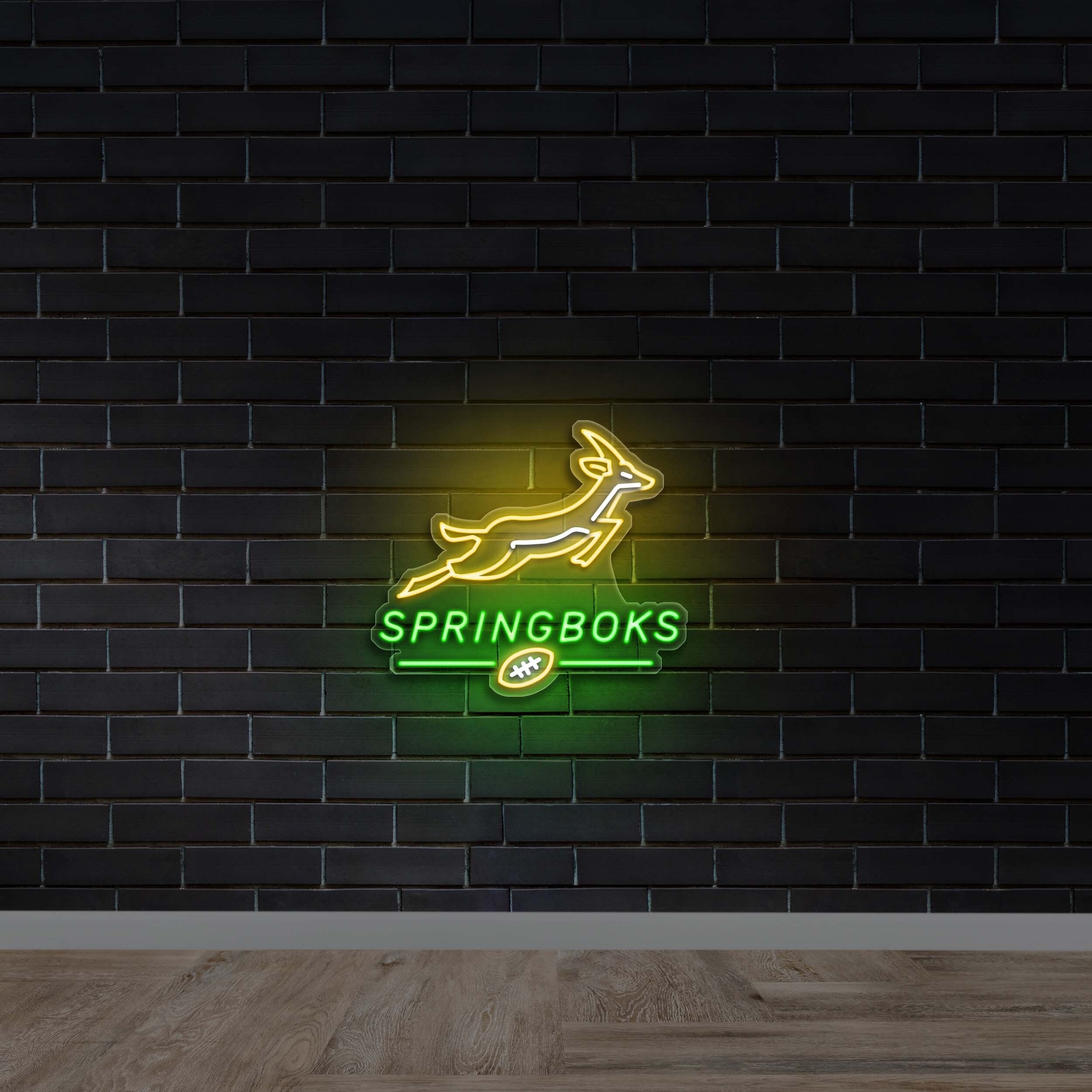 SPRINGBOKS - Premium Neon Artwork