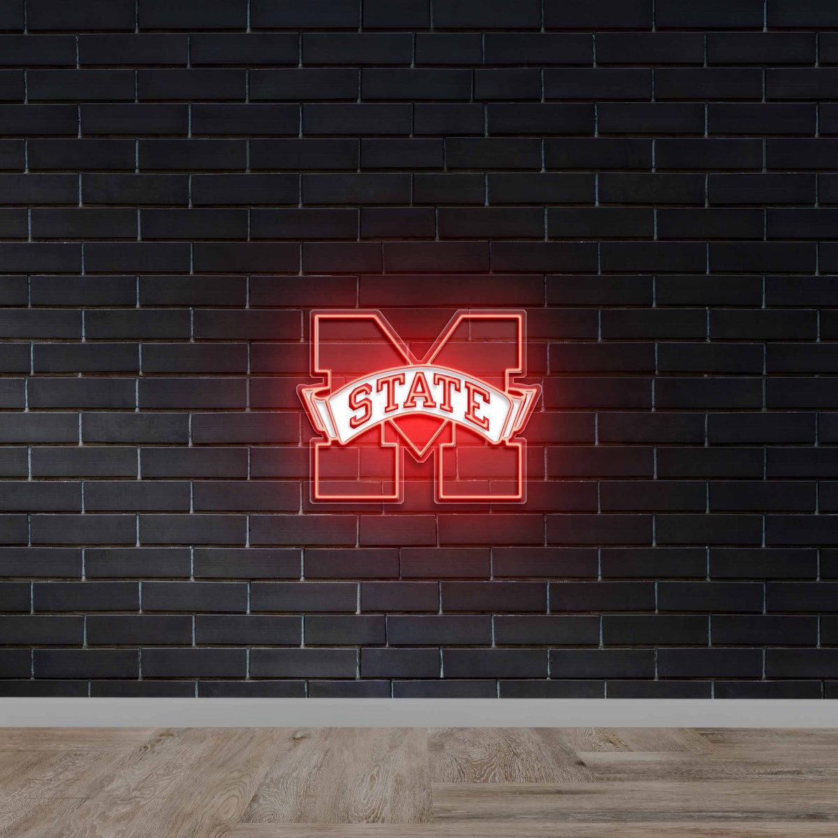 M State - Premium Neon Artwork