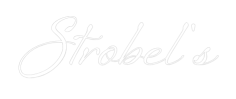 Custom Neon Sign: Strobel's