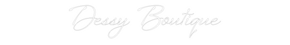Custom Neon: Dessy Boutique