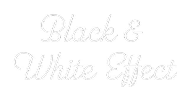 Custom Neon Sign: Black & 
Whi...