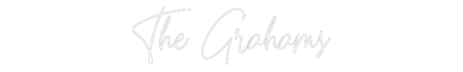 Custom Neon Sign: The Grahams