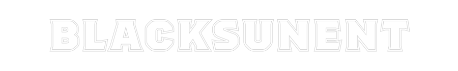 Custom Neon Sign: BLACKSUNENT