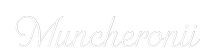 Custom Neon Sign: Muncheronii