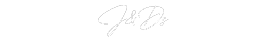 Custom Neon Sign: J&Ds