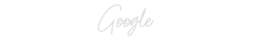 Custom Neon Sign: Google