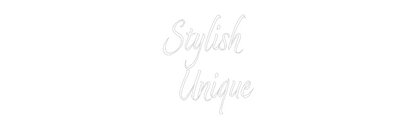 Custom Neon Sign: Stylish 
Uni...