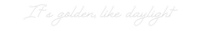 Custom Neon: It’s golden, ...