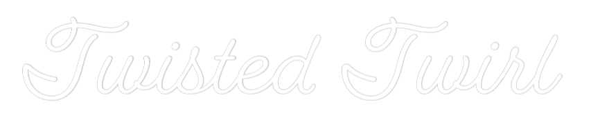 Custom Neon Sign: Twisted Twirl