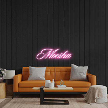 Custom Neon Sign: Moesha