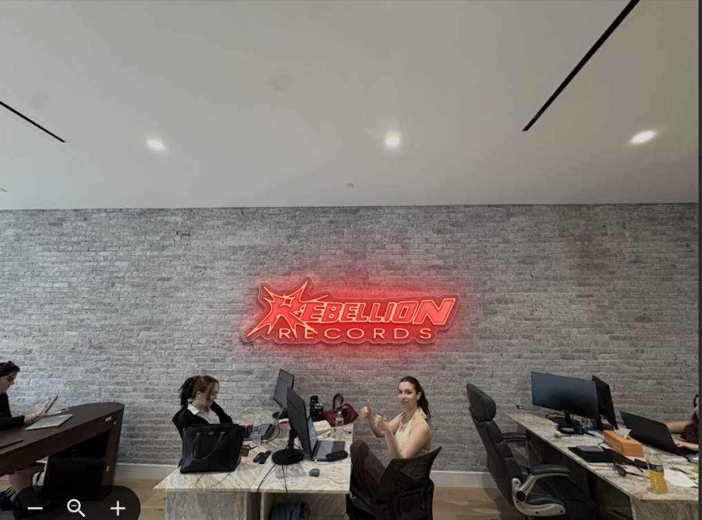 REBELLION RECORDS - Premium Neon Artwork