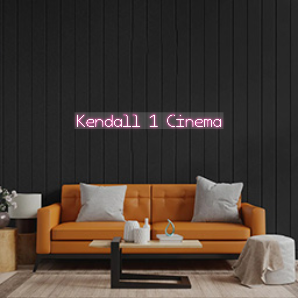 Custom Neon Sign: Kendall 1 Cin...