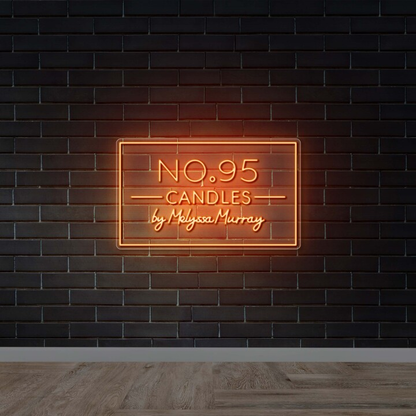 NO.95 CANDLES by Melyssa Murray - Premium Neon Artwork