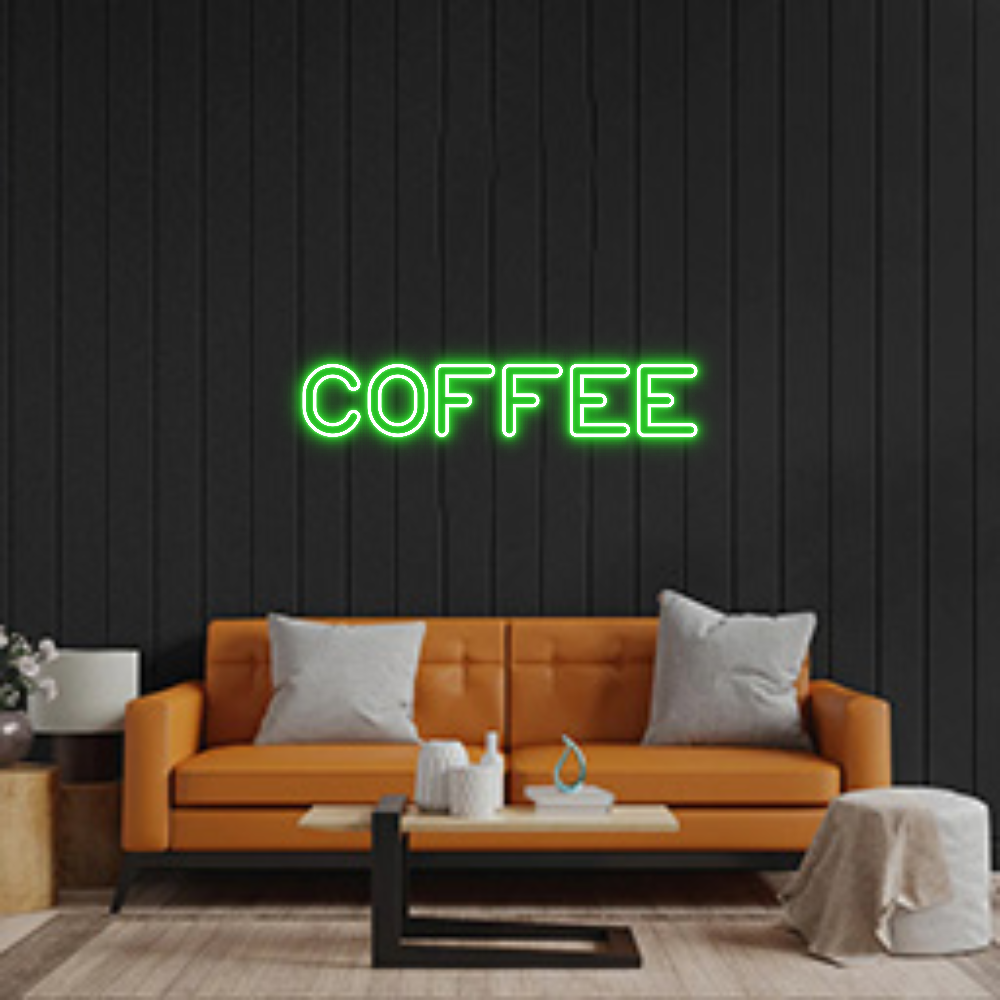 Custom Neon Sign: COFFEE