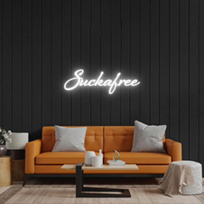 Custom Neon Sign: Suckafree