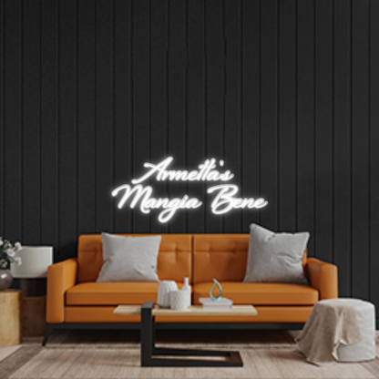 Custom Neon Sign: Armetta's 
M...