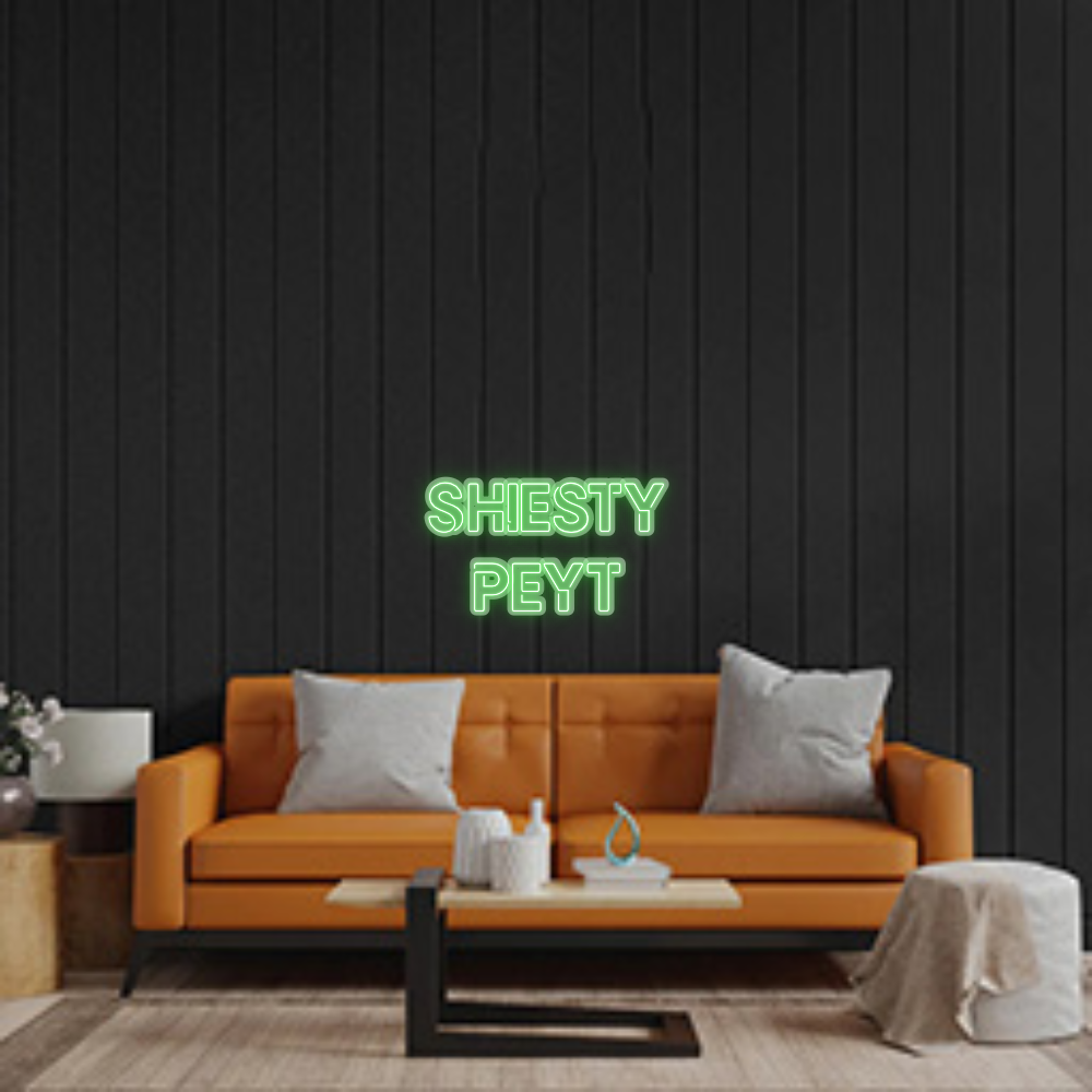 Custom Neon Sign: Shiesty
Peyt
