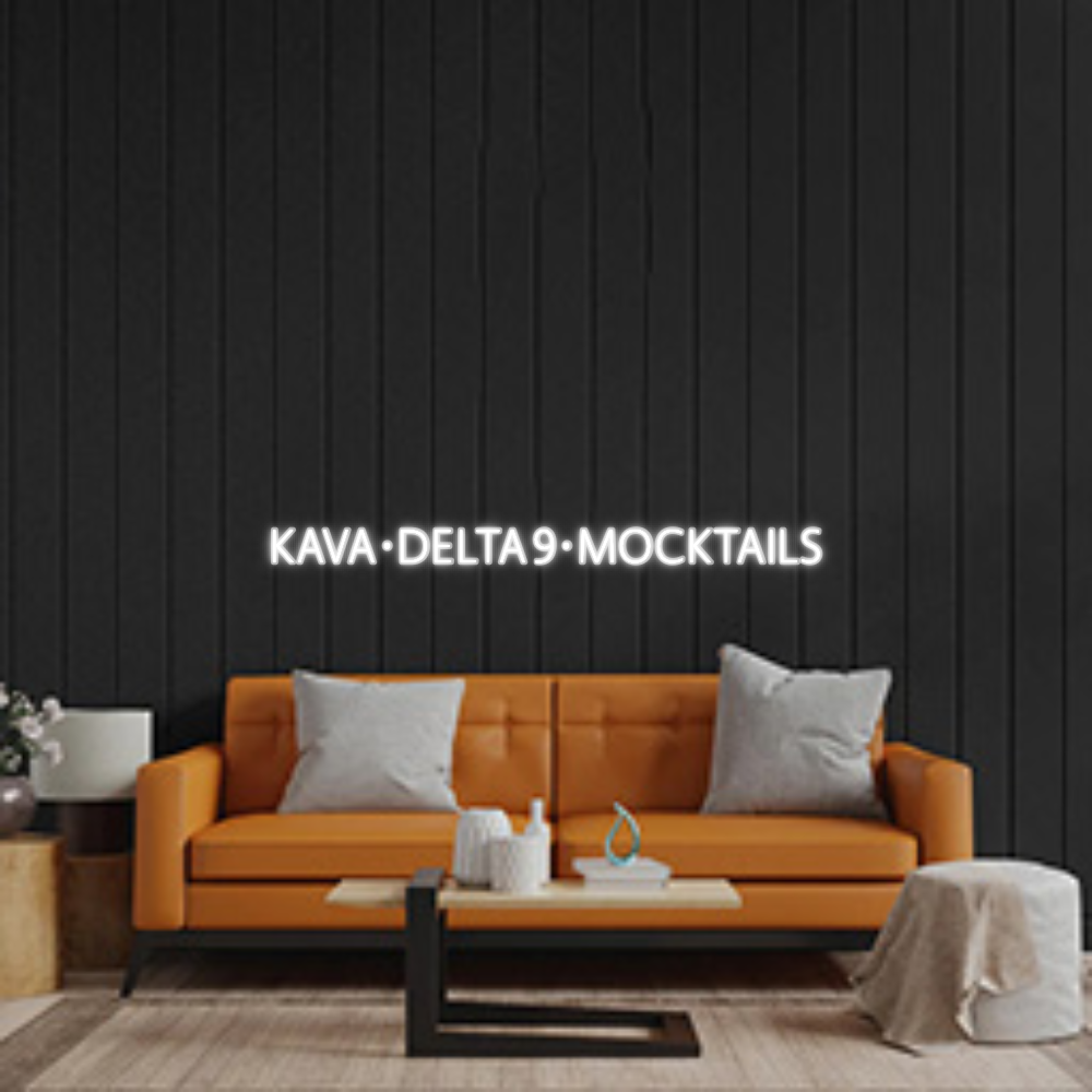 Custom Neon Sign: KAVA • DELTA ...