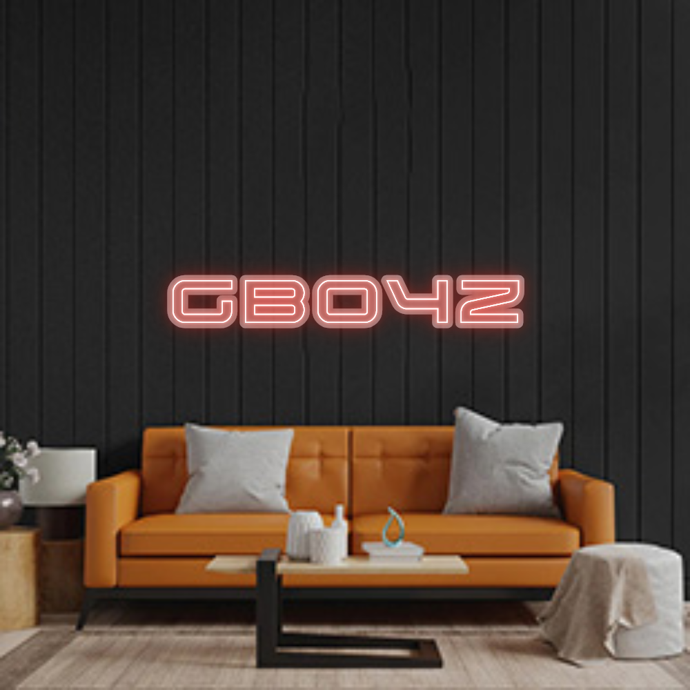 Custom Neon Sign: GBOYZ