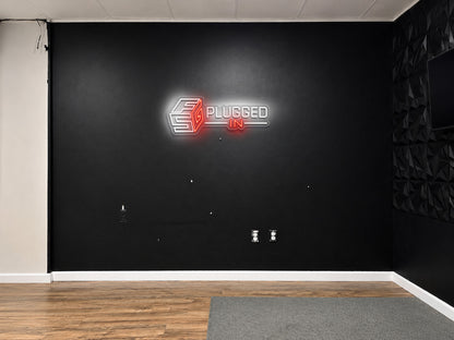 PLUGGED IN - Premium Neon Artwork