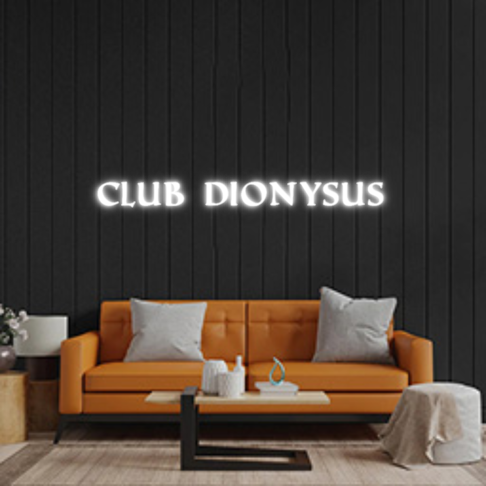 Custom Neon Sign: Club Dionysus