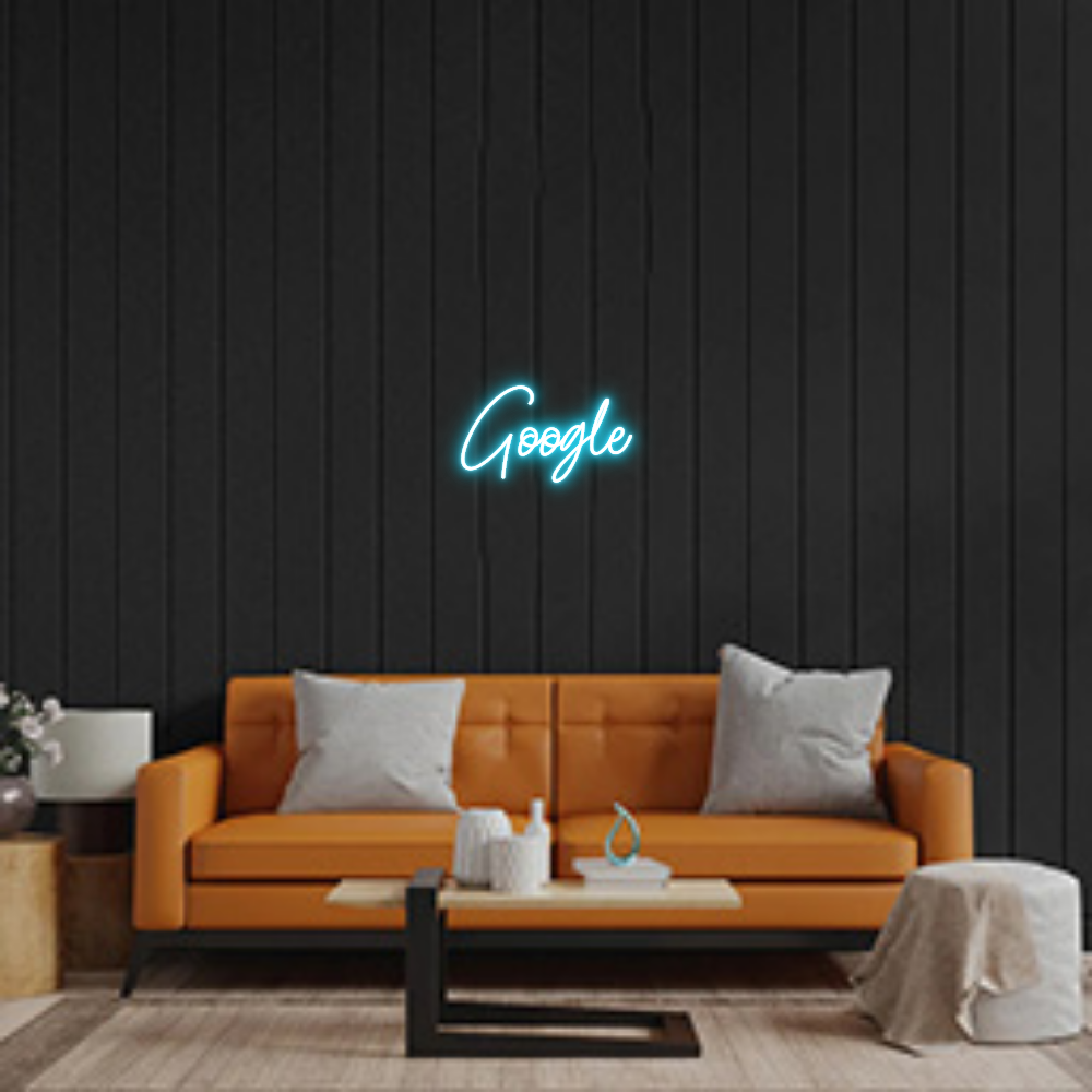 Custom Neon Sign: Enter