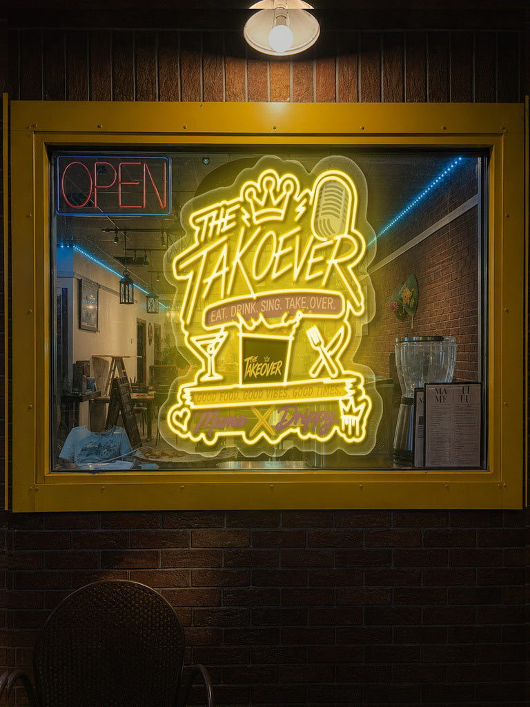 THE TAKEOVER - Premium Neon Artwork