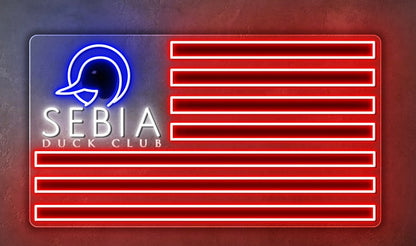 SEBIA DUCK CLUB -  Premium Neon Artwork