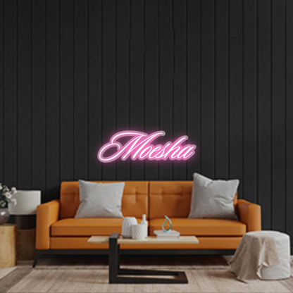 Custom Neon Sign: Moesha