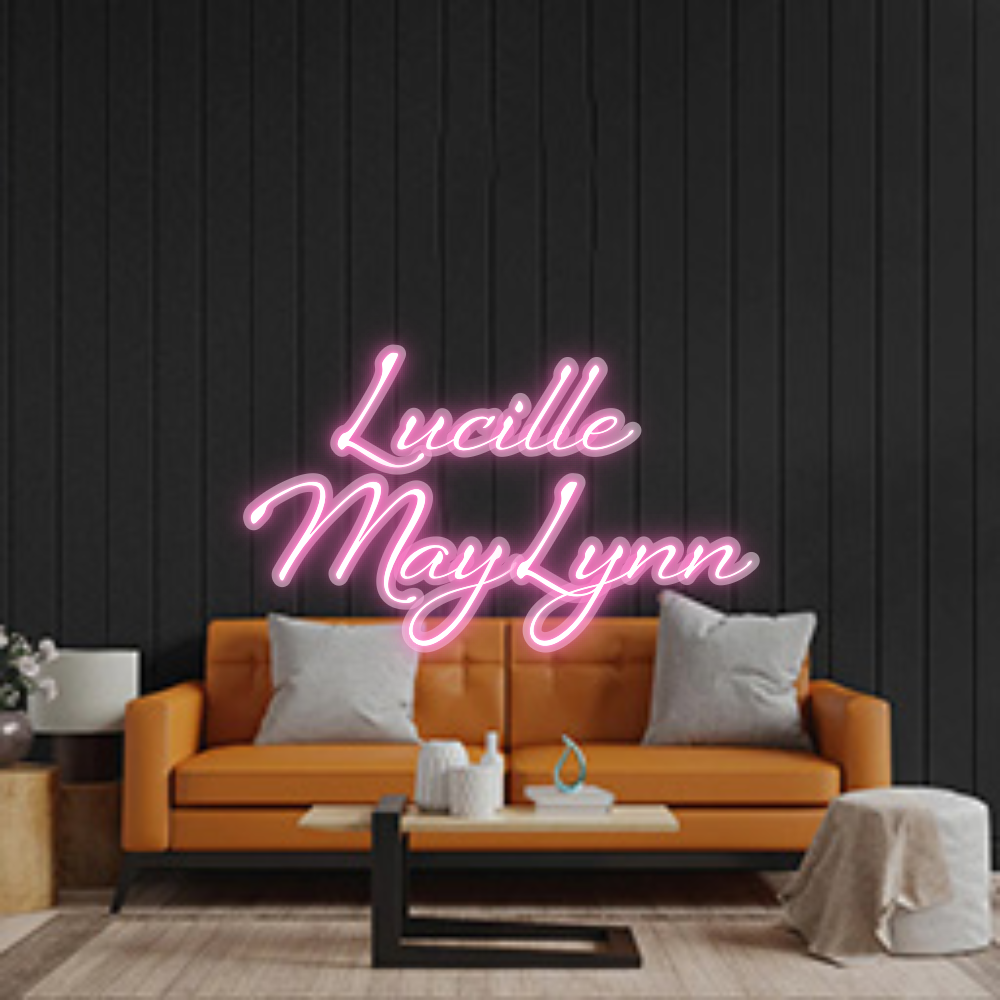 Custom Neon Sign: Lucille 
May...