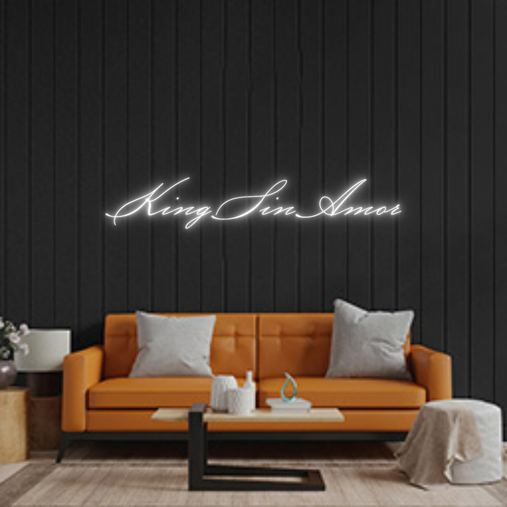 Custom Neon Sign: KingSinAmor