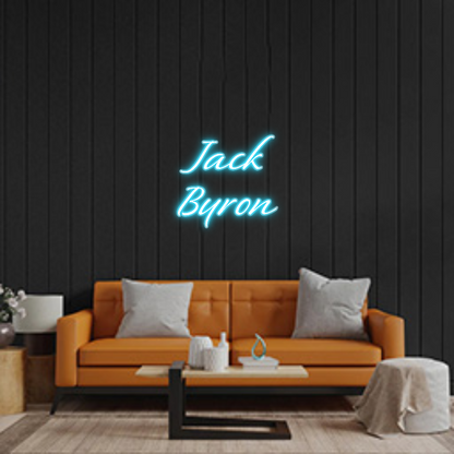 Custom Neon Sign: Jack
Byron