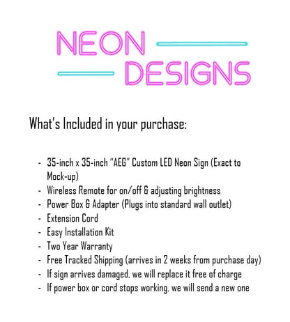 AEG - Premium Neon Artwork