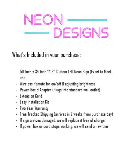 412 - Premium Neon Artwork