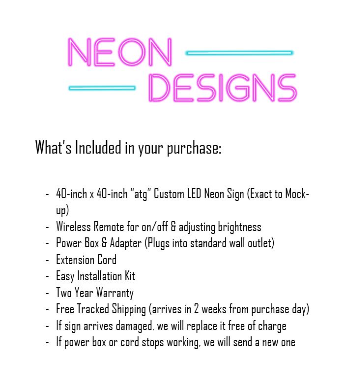 atg - Premium Neon Artwork