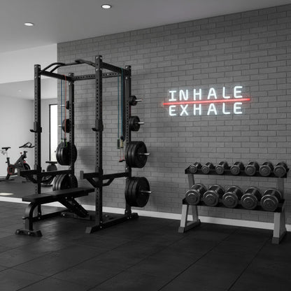 Inhale Exhale - Gym LED Neon Sign