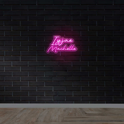 Iyjae Machelle - Premium Neon Artwork
