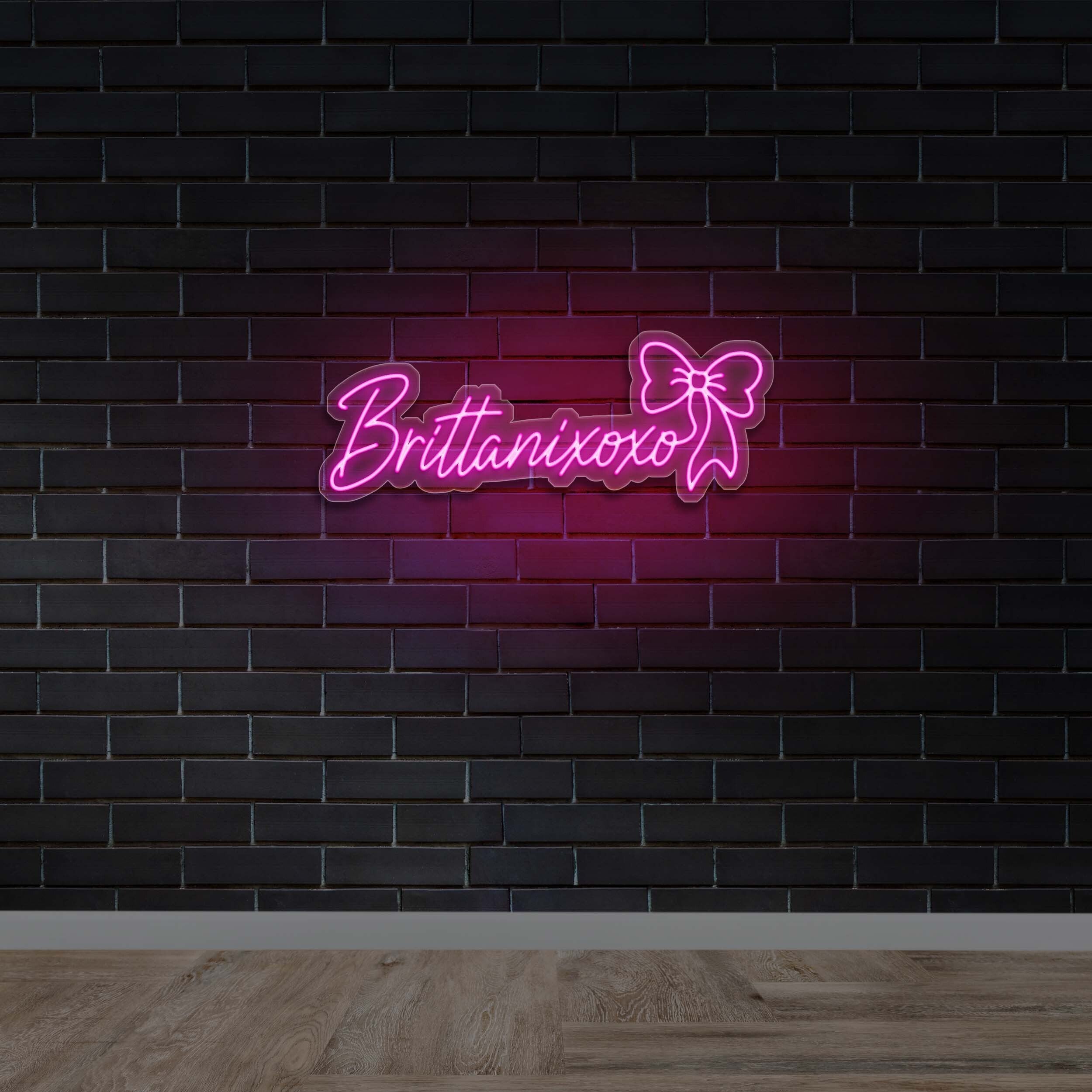BRITTANIXOXO - Premium Neon Artwork