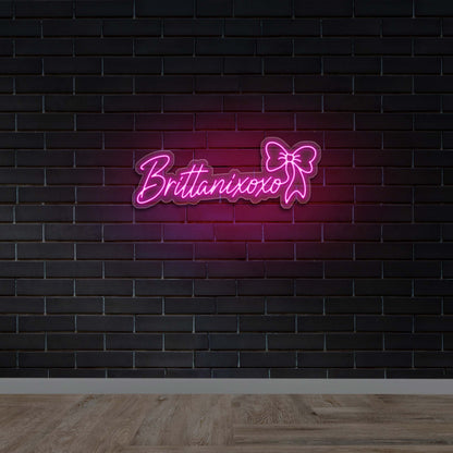 BRITTANIXOXO - Premium Neon Artwork