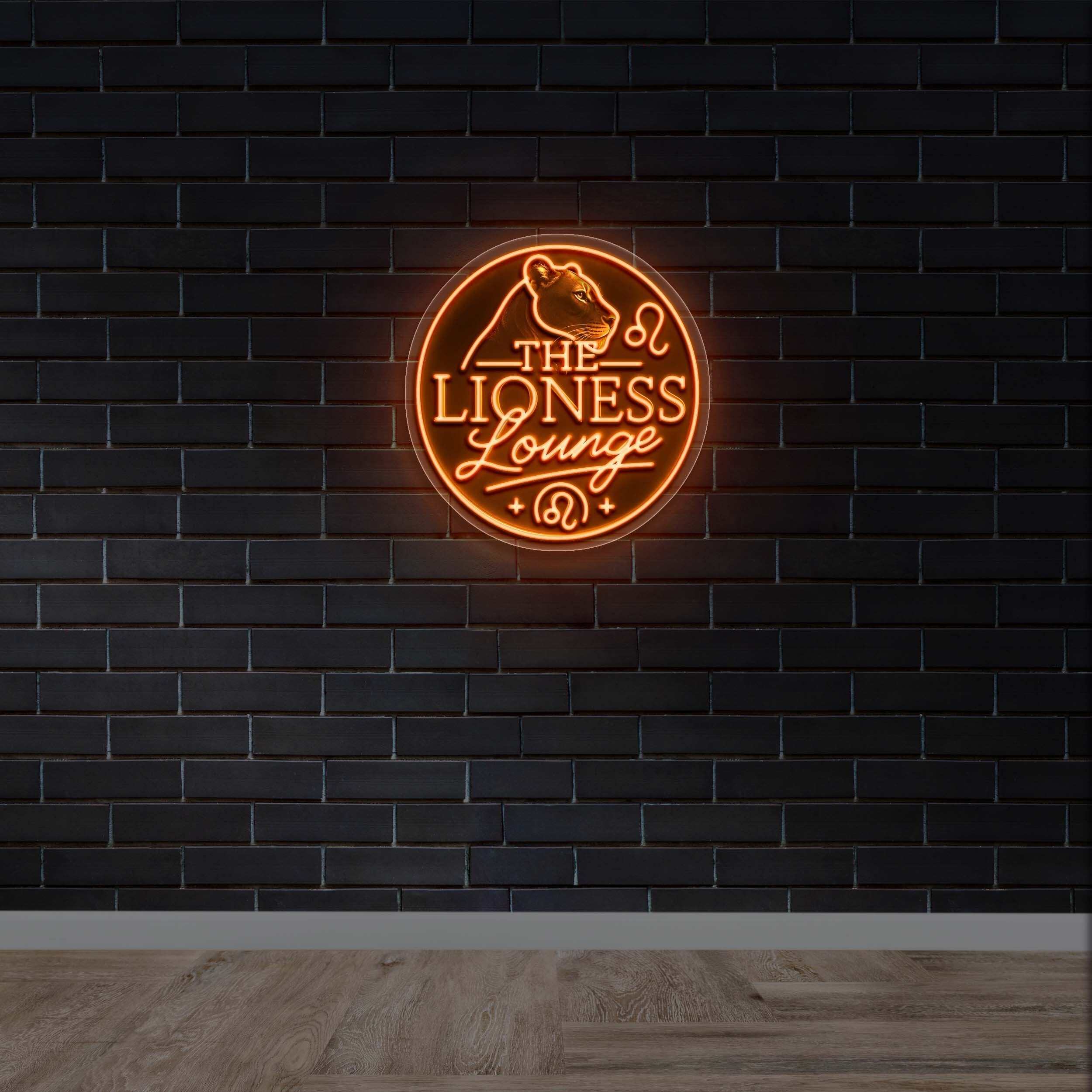 The Lioness Lounge - Premium Neon Artwork