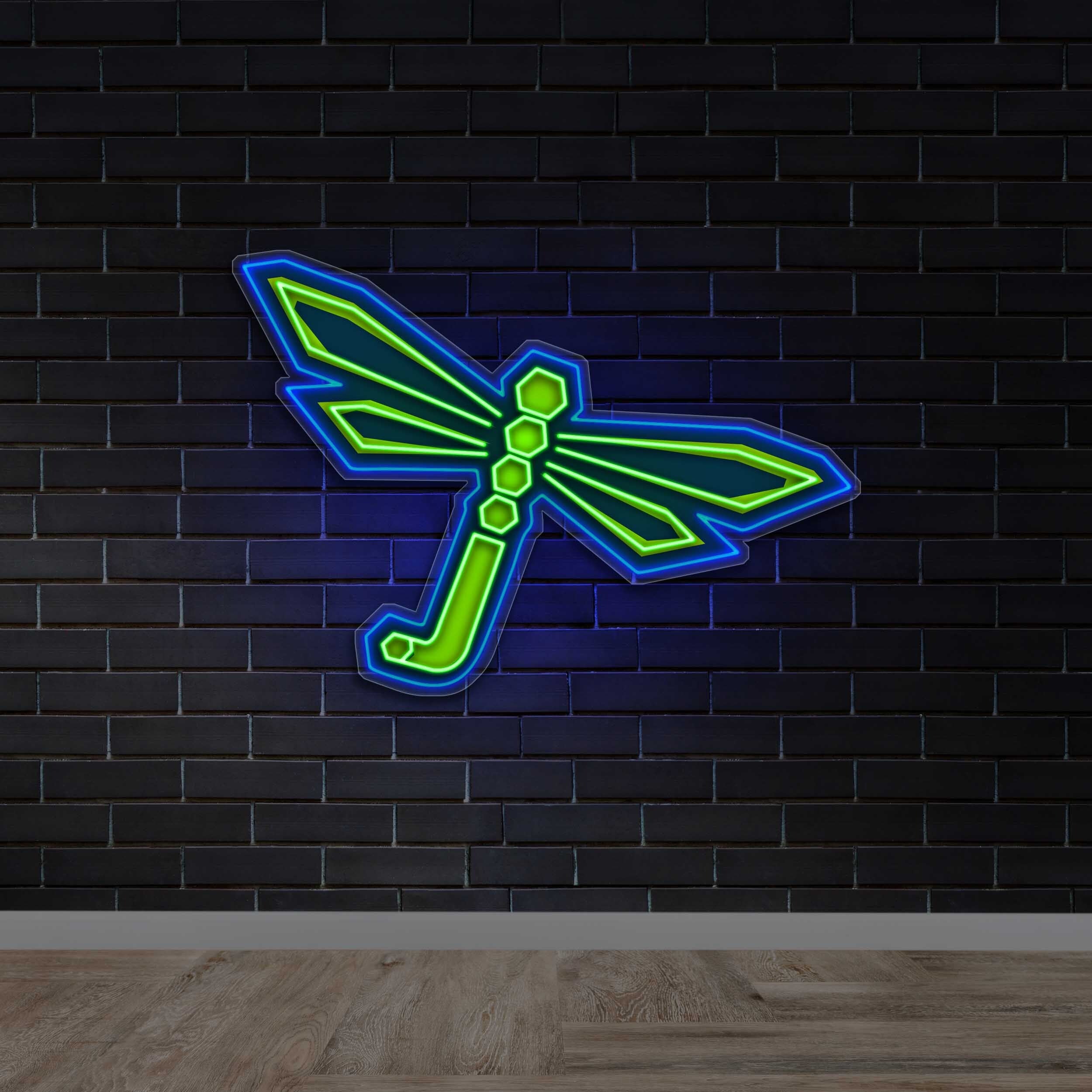 Dragonfly - Premium Neon Artwork