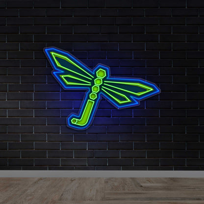 Dragonfly - Premium Neon Artwork