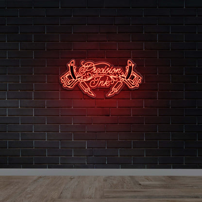Precision Ink - Premium Neon Artwork