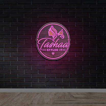 Tashaa Styled It - Premium Neon Artwork