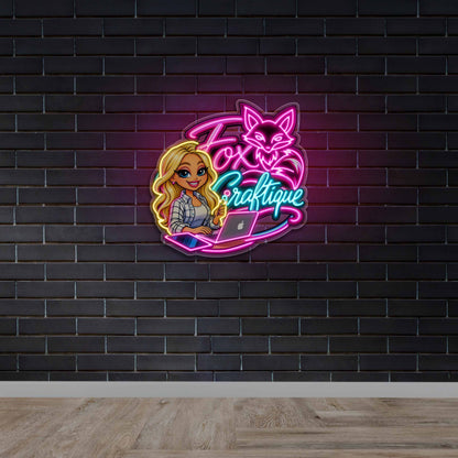 Fox Craftique - Premium Neon Artwork