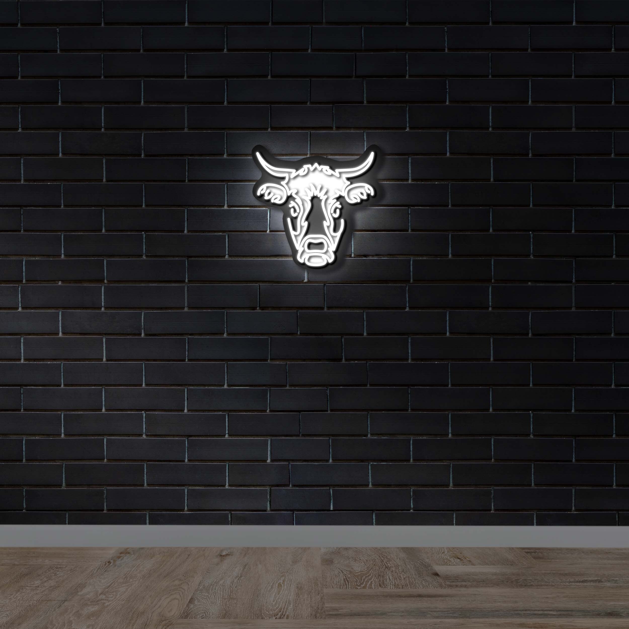 Cow logo only - Premium Neon Artwork