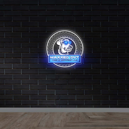 MAXXED OUT - Premium Neon Artwork