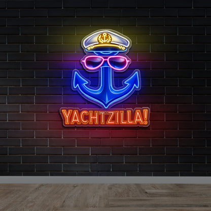 Yachtzilla! - Premium Neon Artwork