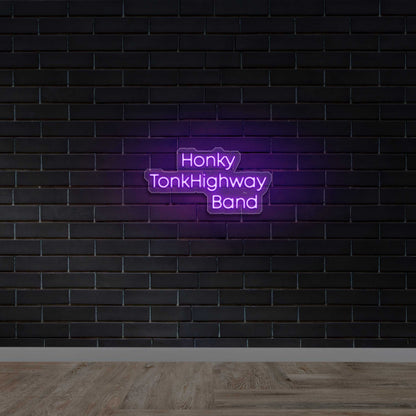 Honky TonkHighway Band - Premium Neon Artwork