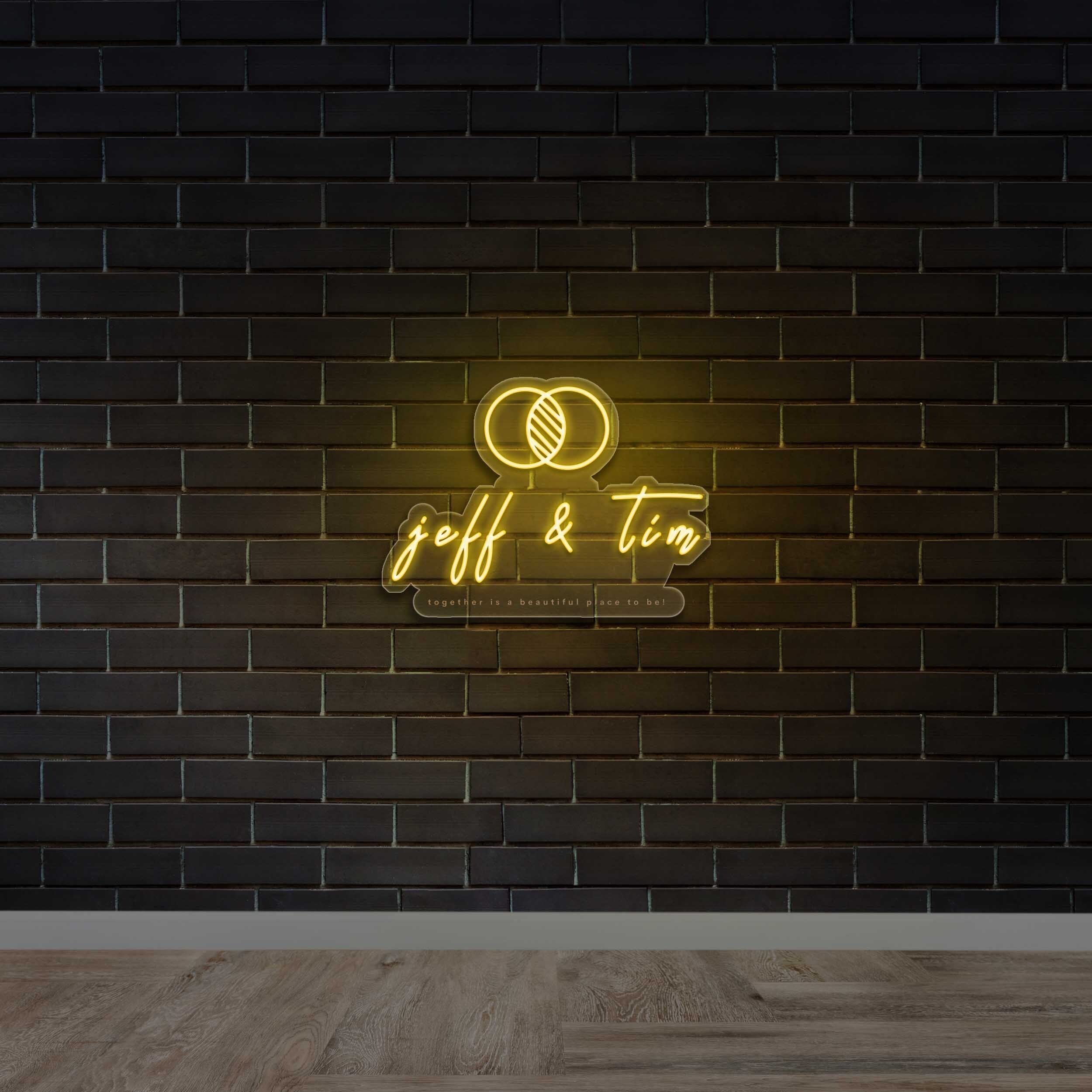 Jeff & Tim - Premium Neon Artwork